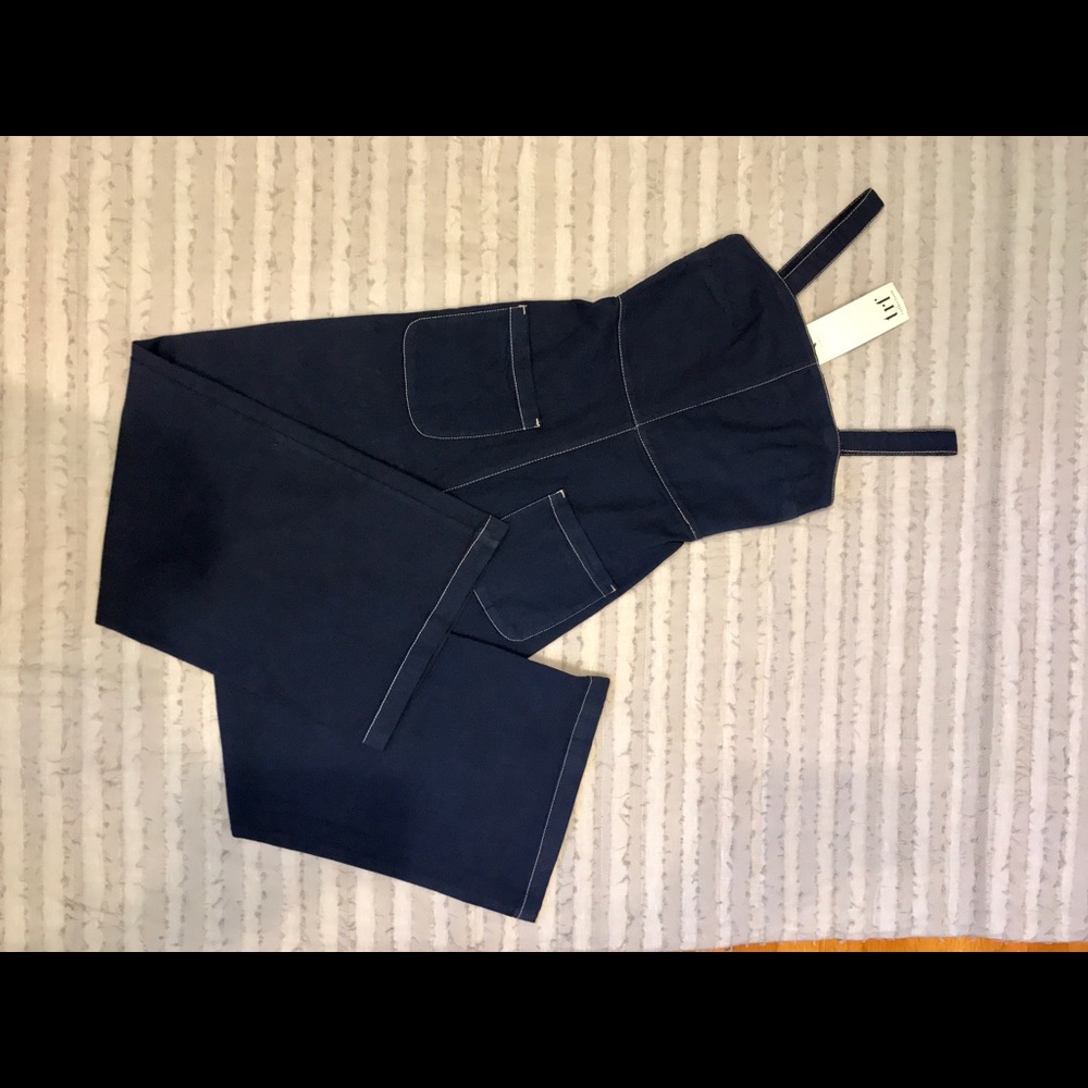 Zara denim jumpsuit.
